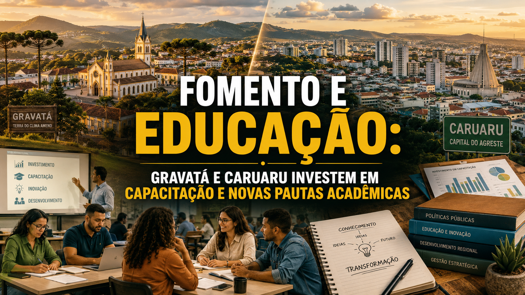 Gravatá e Caruaru: Ações de Inclusão e Ensino Superior no Agreste