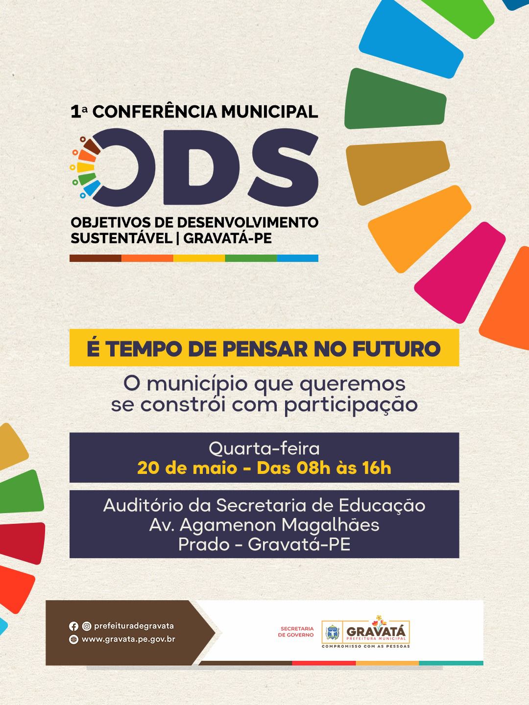 Gravatá realiza 1ª Conferência Municipal dos Objetivos de Desenvolvimento Sustentável